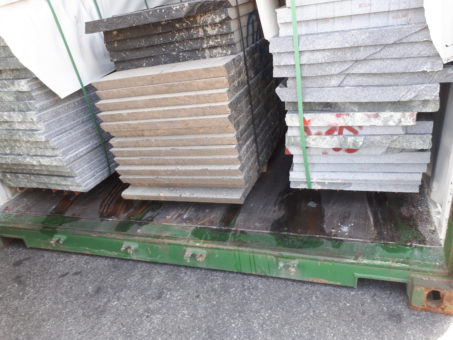 The granite, marble and stone from Xiamen, China to Korea for construction mater...